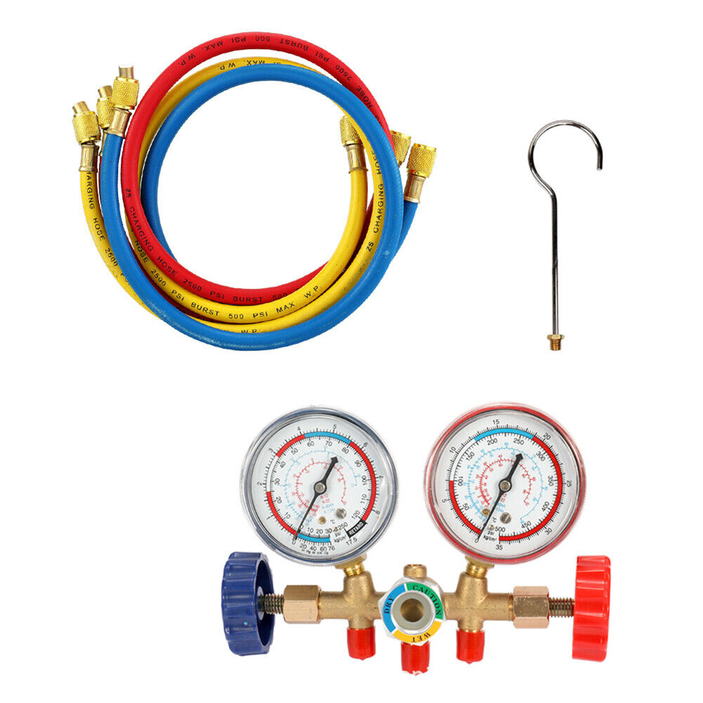 Refrigerant Manifold Gauge Set for R12 R22 R404A R134a Air Condition Tools