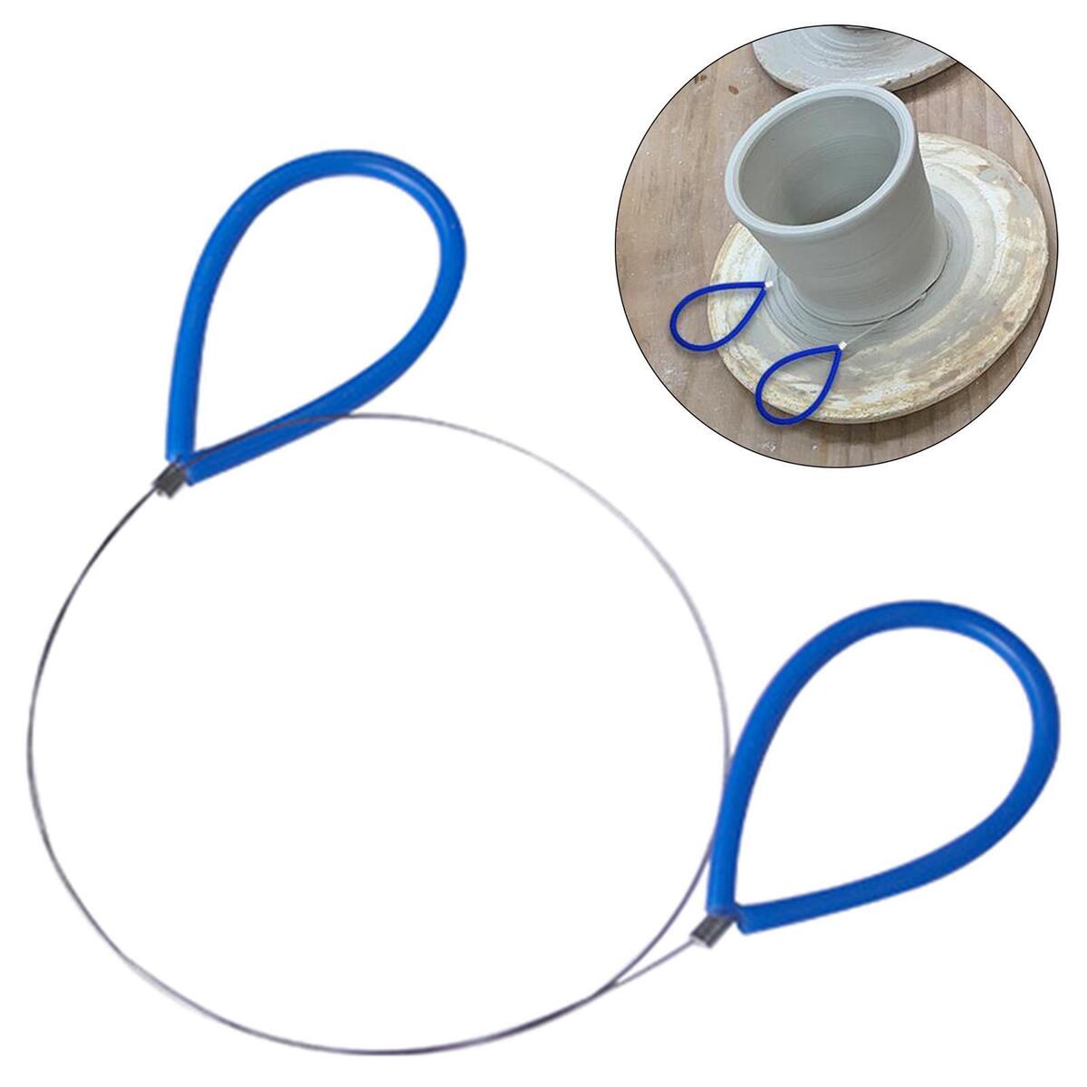 Wire with Blue Handle Stainless Steel Wire for Clay