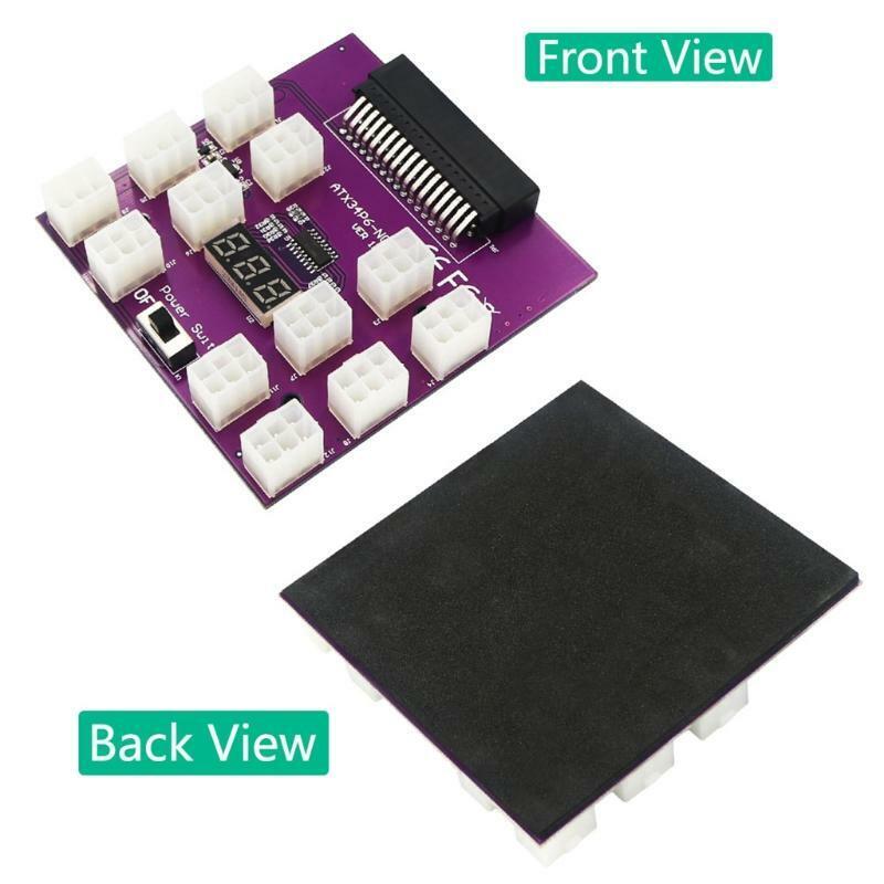 ATX 6Pin Power Connector Power Switch Breakout Board ATX34P6-NO3 VER 12X