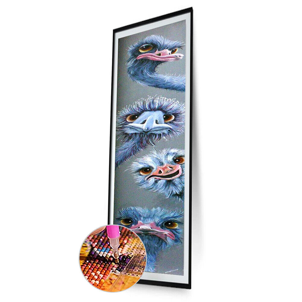 DIY Diamond Painting Ostrich Full Square Drill Art Picture Rhinestone Decor
