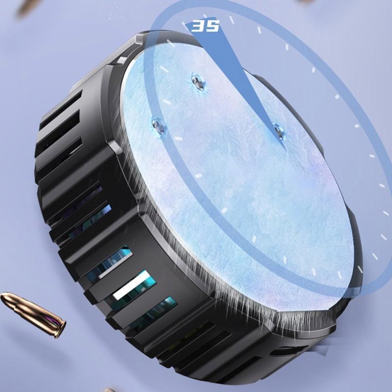 Portable Magnetic Phone Radiator Fan Cell Fast Cooling For Gaming Watching Video