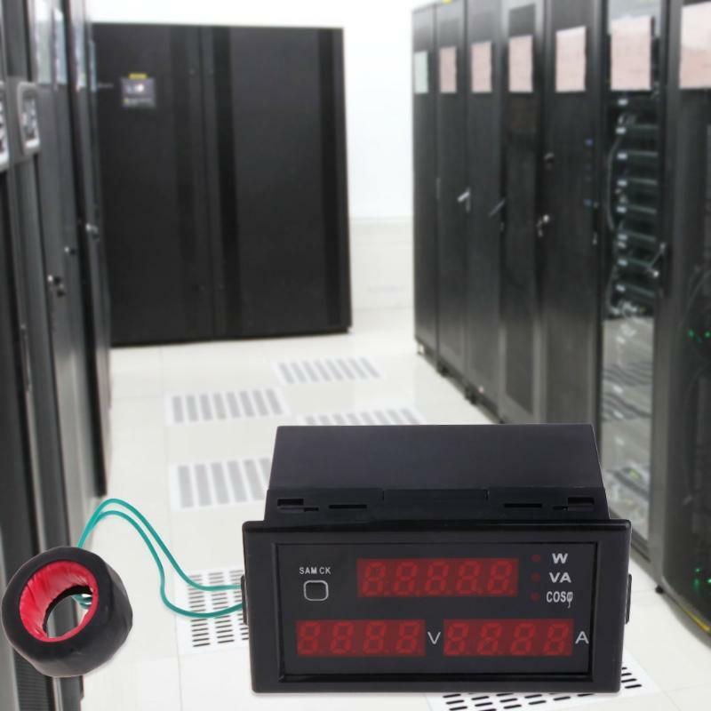 DL69-2048 Multifunctional AC Voltmeter Ammeter Voltage Current Meter AC 80-300V