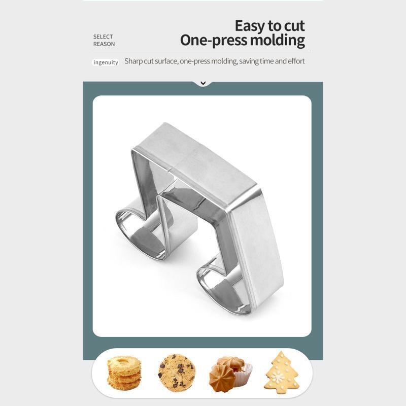 Set of 12 Stainless Steel Cookie Cutter Biscuit Mould Cookie Mold Biscuit Cutter