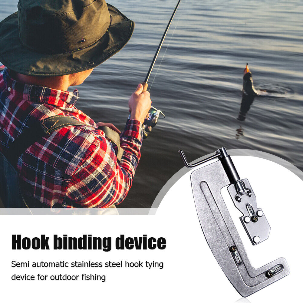 Portable Quick Knot Fishing Device Manual Tying Line Hook Fishhook Fixator