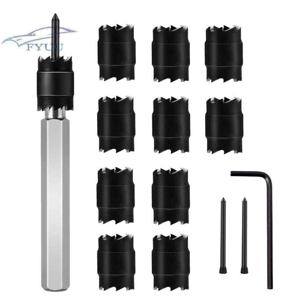 14 x 3/8"(9.5mm) Spot Weld Double Sided Cutter Remover Drill Bit Welder Cut Tool