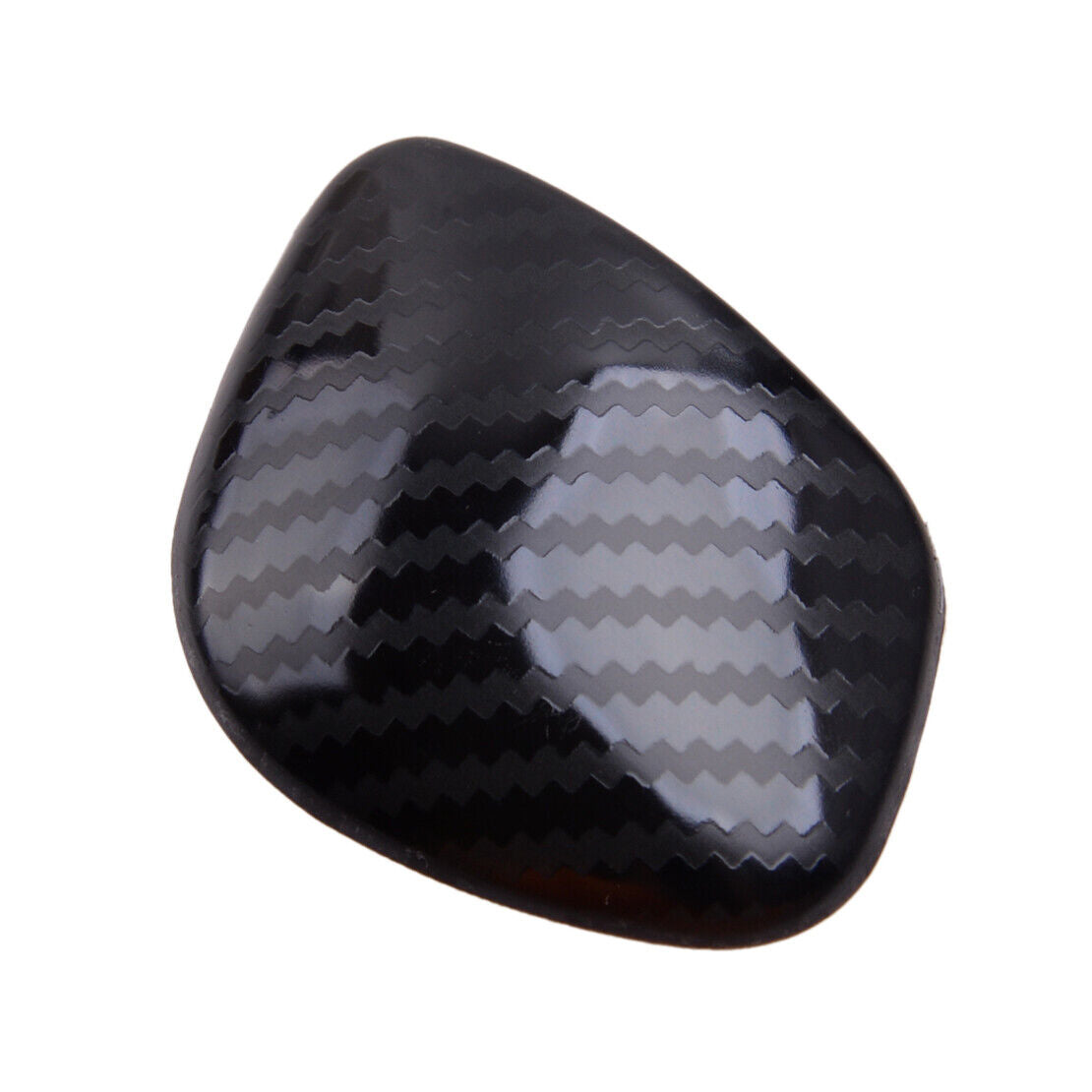 2pcs Carbon Fiber Style Gear Shift Knob Side Cover Trim Fit For VW Passat Beetle
