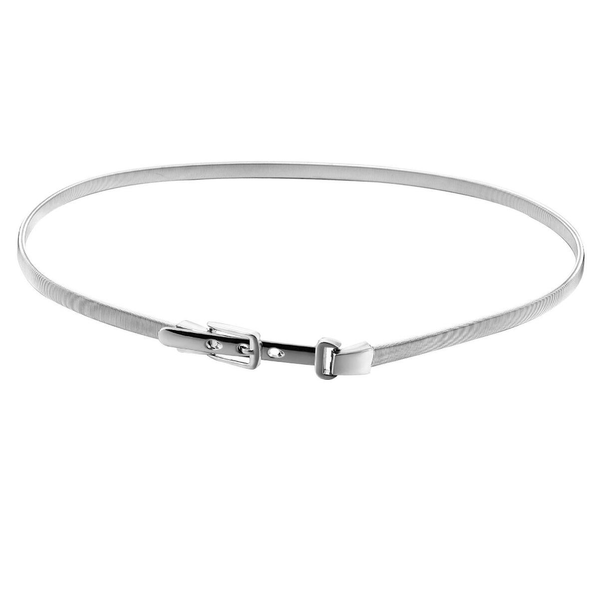 Chain Belt Elastic with Buckle Stretch Dress Sweater Women Belt Chains Sash