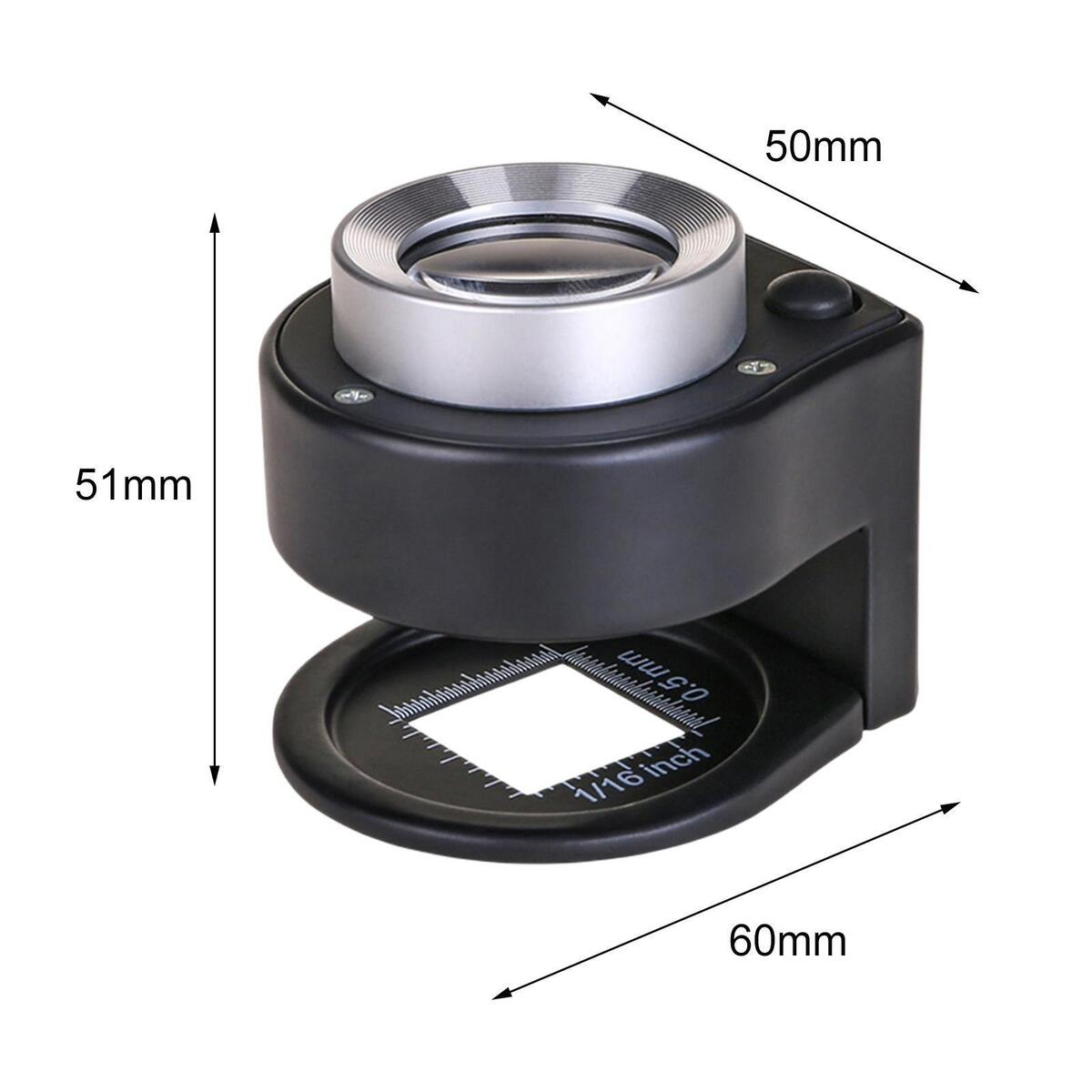 30x Loupe  Magnifying  Money Detector Lamp Desktop for Jewelry