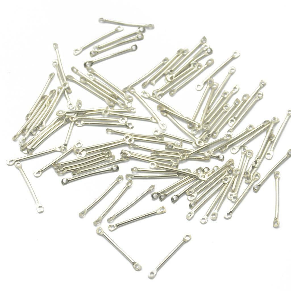 100 *   Bar Connectors for Jewelry Making Beading Crafts Findings