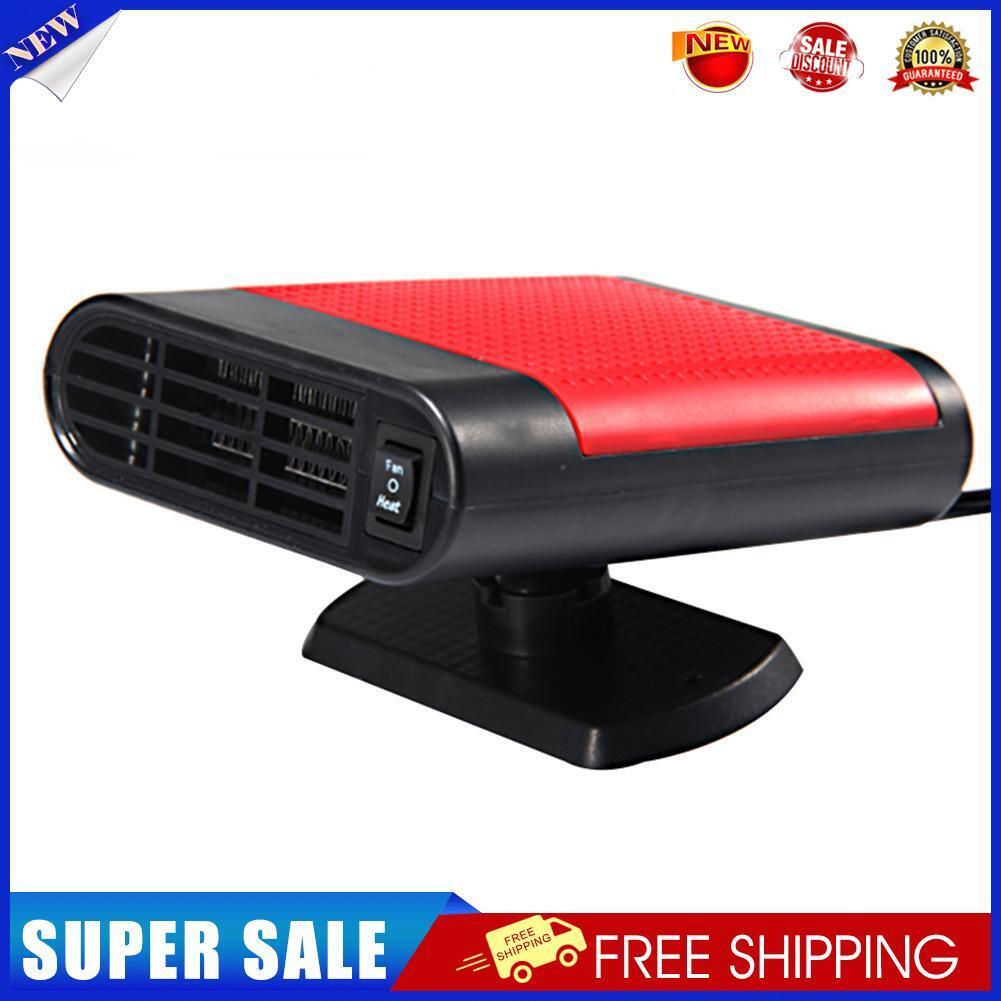 150W DC 12V Vehicle Heater Portable Car Heating Cooling Thermostat (Red)