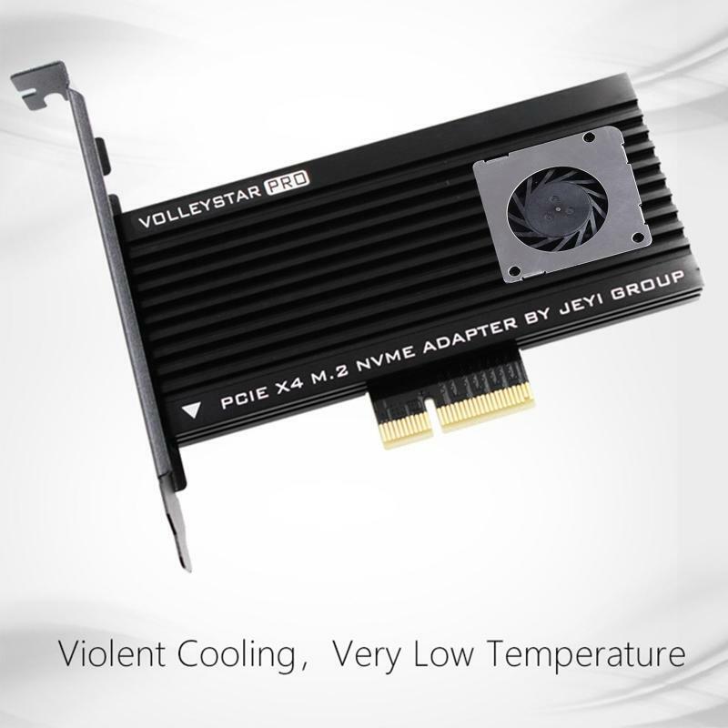 M.2 SSD Adapter Expansion Card Interface NVMe PCIE 3.0 Supports X4/X8/X16 Slots