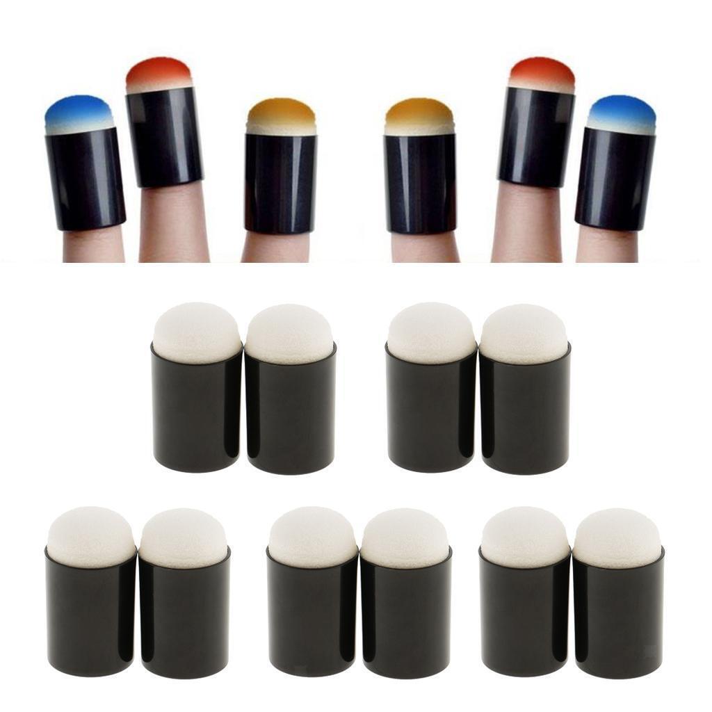 10 Pieces Sponge Finger Daubers Foam Finger Pad Finger Painting Crafts Tools