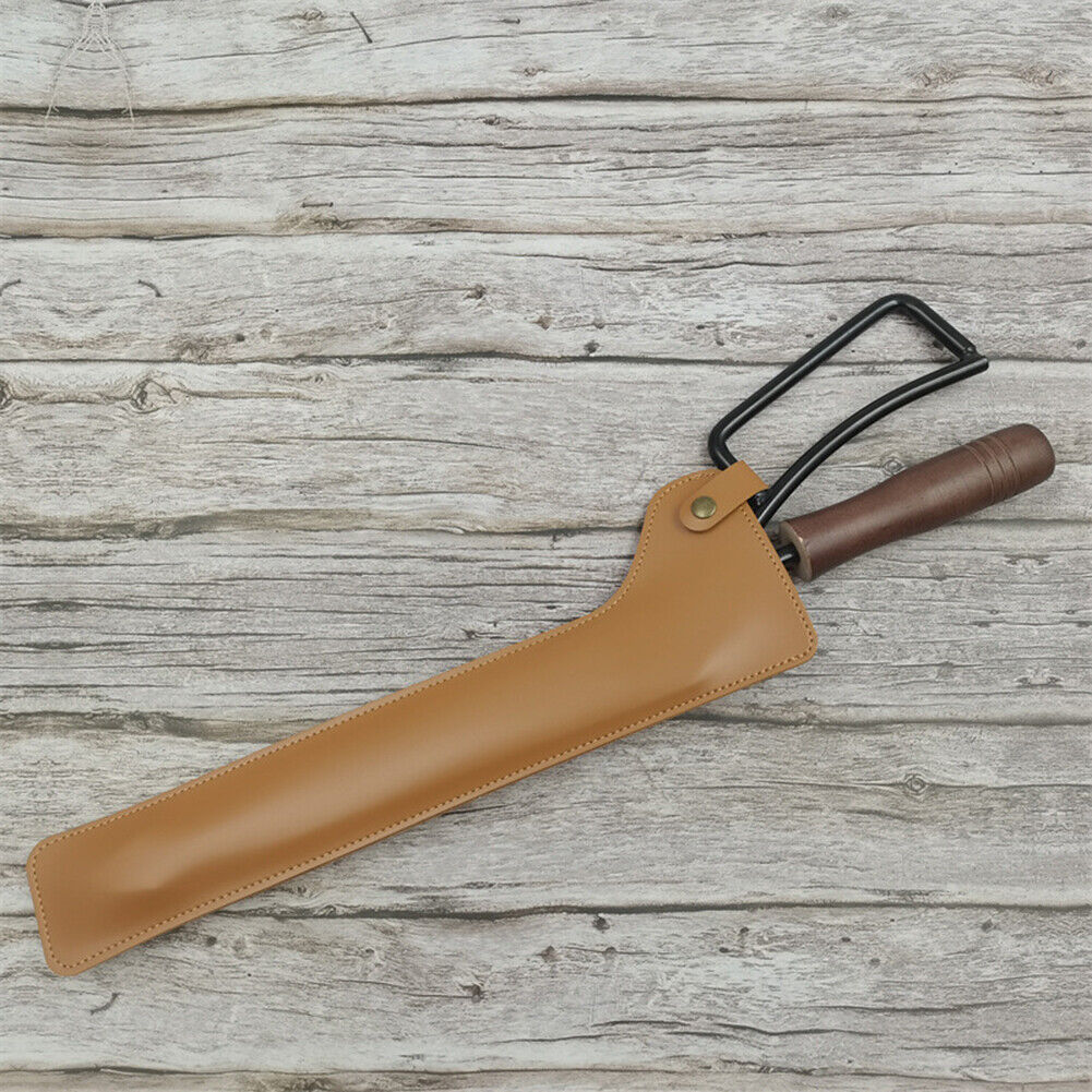 Camping Fire Tongs Protective Cover PU Leather Fire Tongs Case Storage Bag