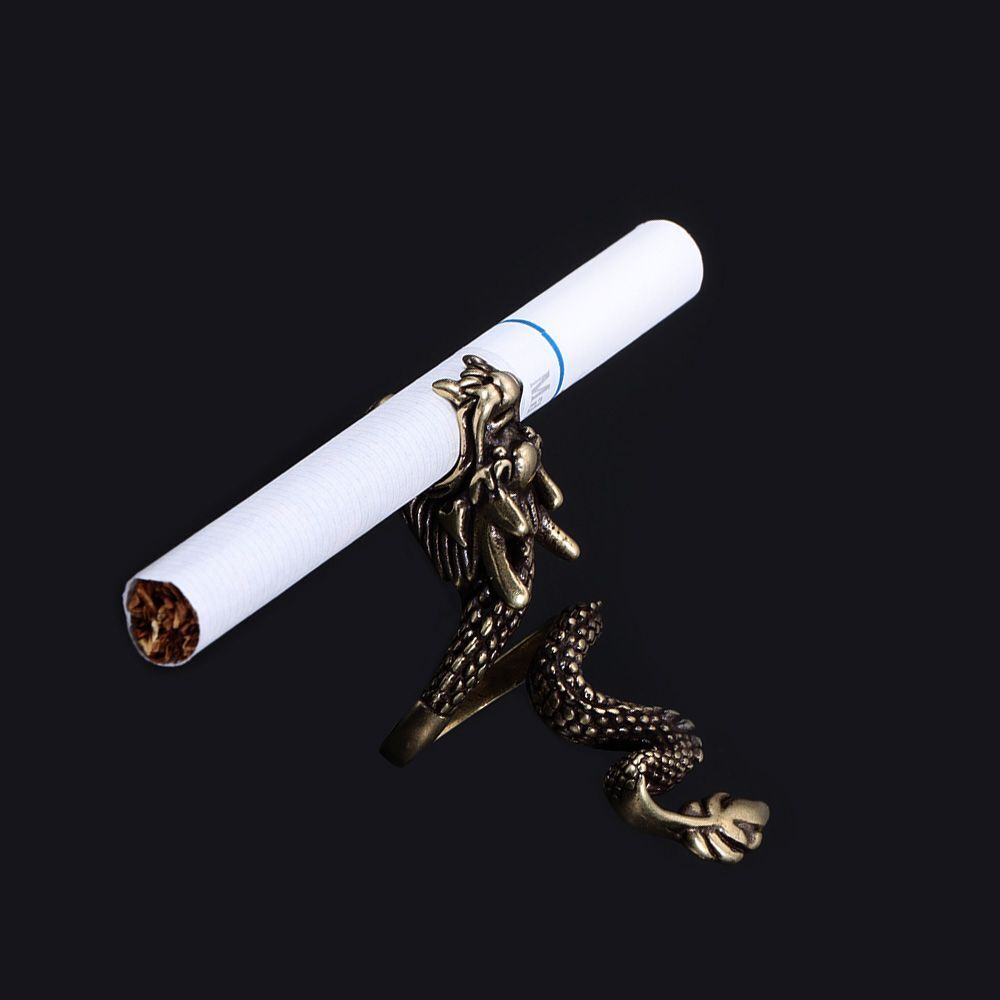 Clip Cigarette Holder Ring Smoking Holder Finger Hand Rack Cigarettes Clip