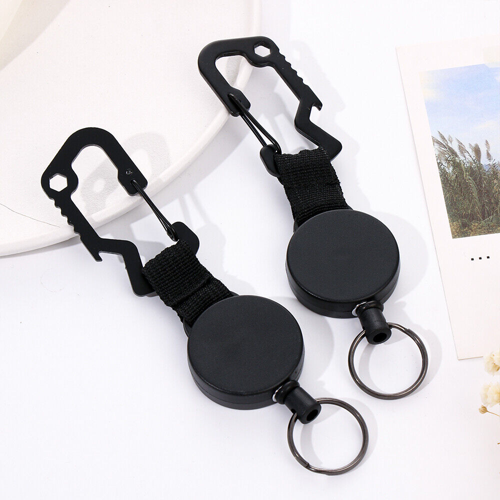 Doctor Nurse Clip Retractable Keychain Badge Reel Clip ID Card Badge Holder