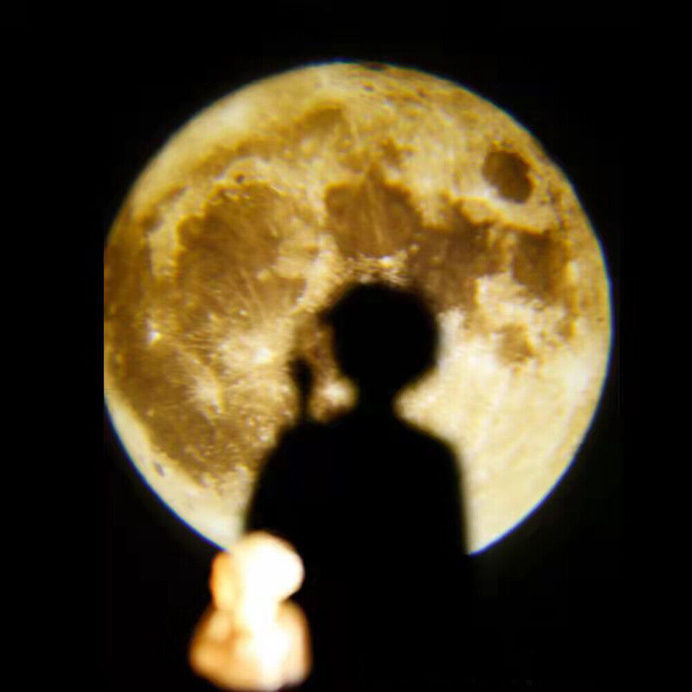 LED Moon Earth Projector Lamp Photo Atmosphere Bedroom Rotating Night Light