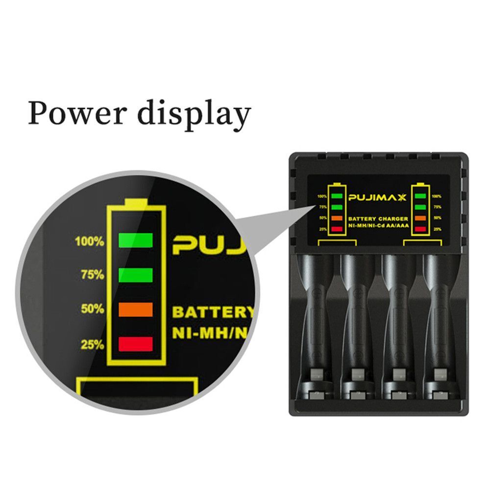 Battery Charger Adapter For AA AAA NI-CD NI-MH Rechargeable Batteries