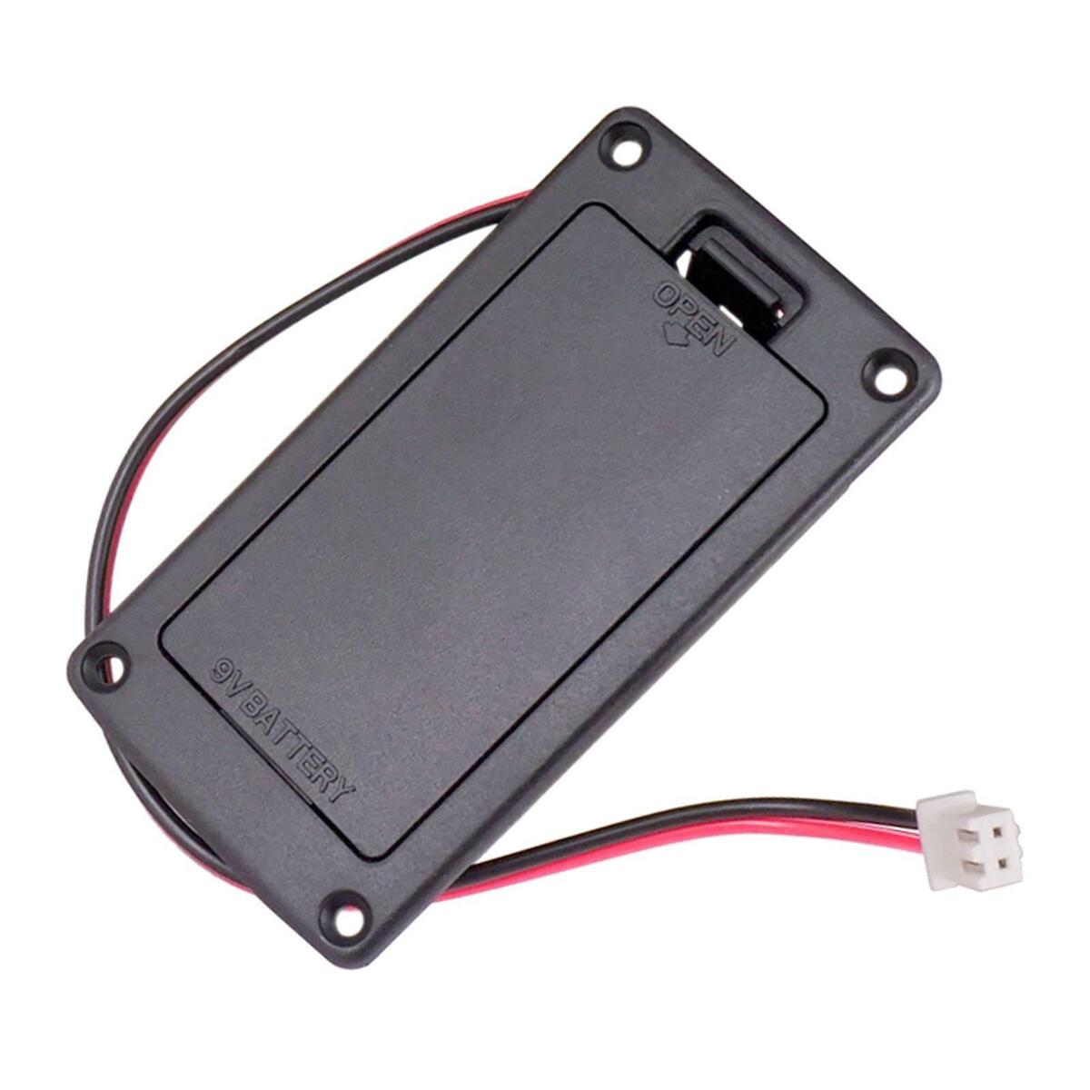 Abs 9v battery holder / case / case compartment protective case guitar & bass