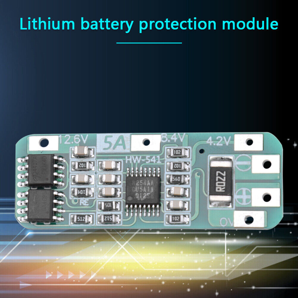 HW-541 3S 5A Li-ion Lithium Battery Charger Protection Board 18650 PCB PCM