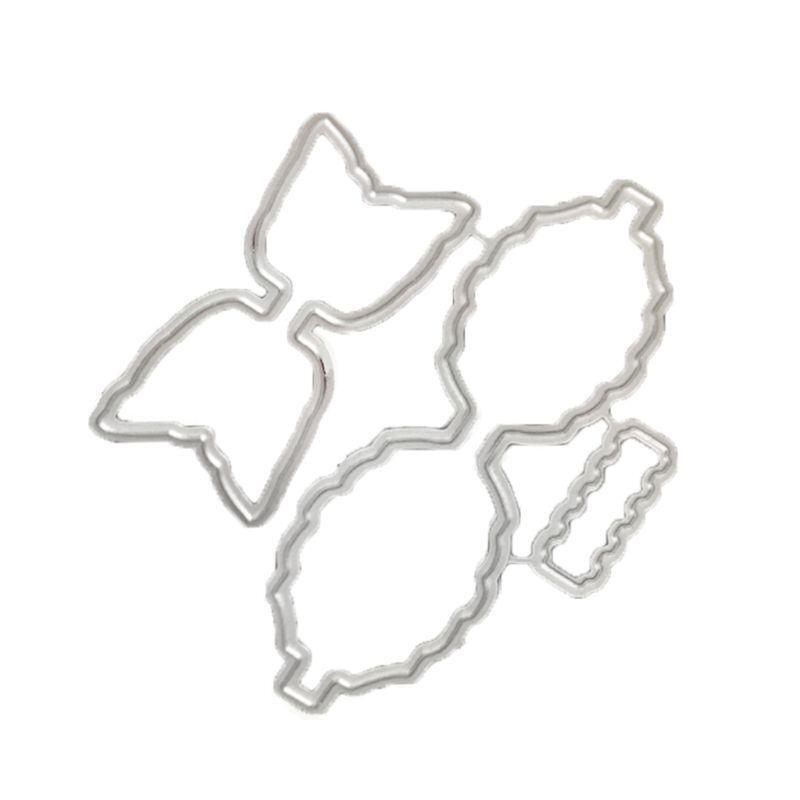Bow Cutting Dies Metal Stencil Template Mold Carbon Steel Mould Embossing Craft