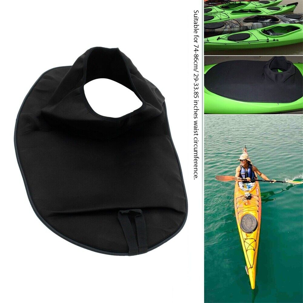 Helpful Canoe Deck Cloth Jacket Cover Boat Guard for 74-86cm/ 29-33.85 Kayak Use