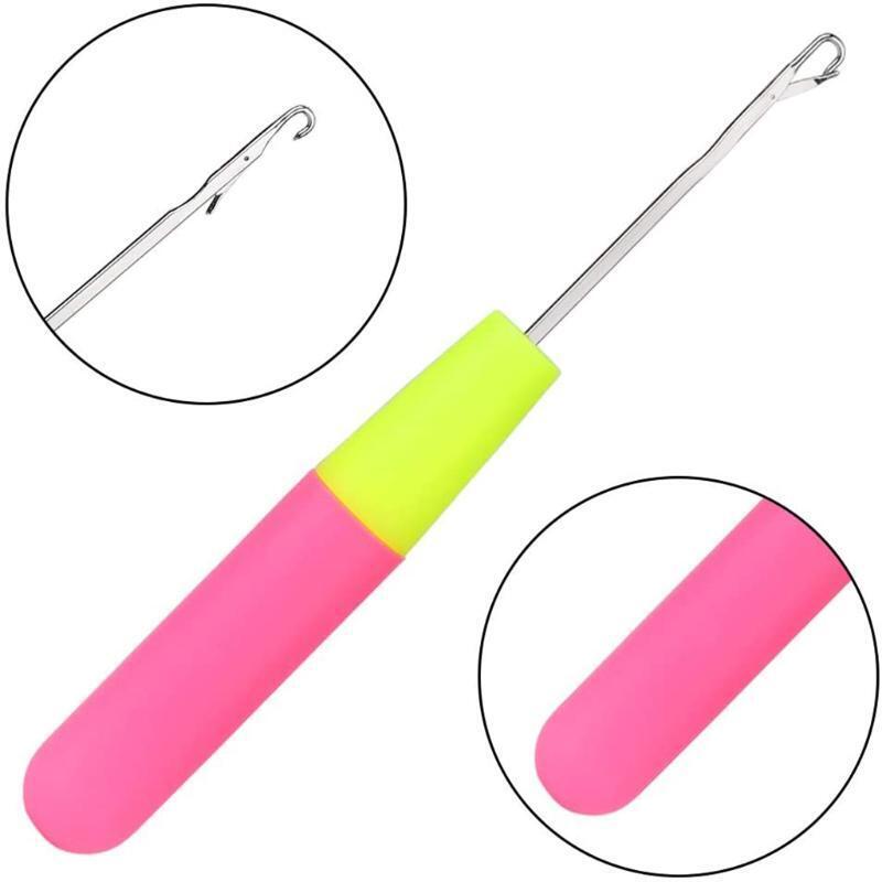 10 Pieces Adjustable Knitting Loop Ring Crochet Loop Thimble Knitting Accessorie