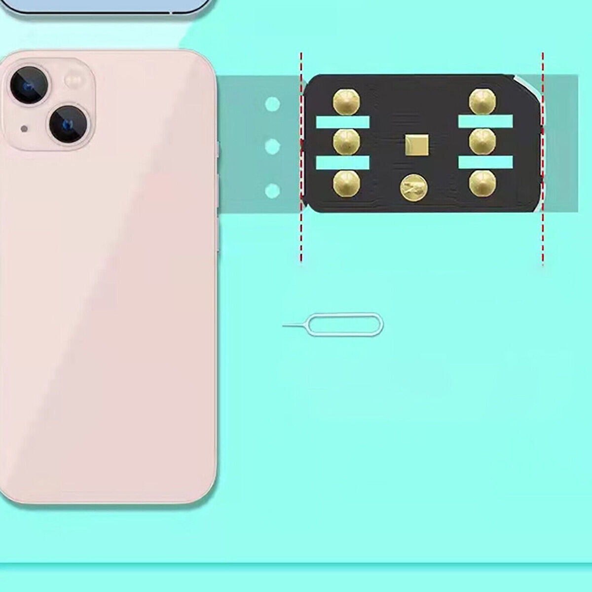 For Phone 13 Pro Max 12 Pro 11 Pro XS Max iOS15 R-SIM17 Unlock RSIM Card CHIP ##