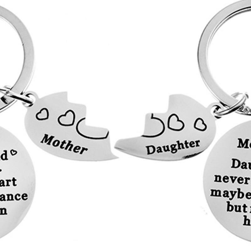 Tree of Life Stainless Steel Keychain for Mothers Daughters Mother's Day Gift