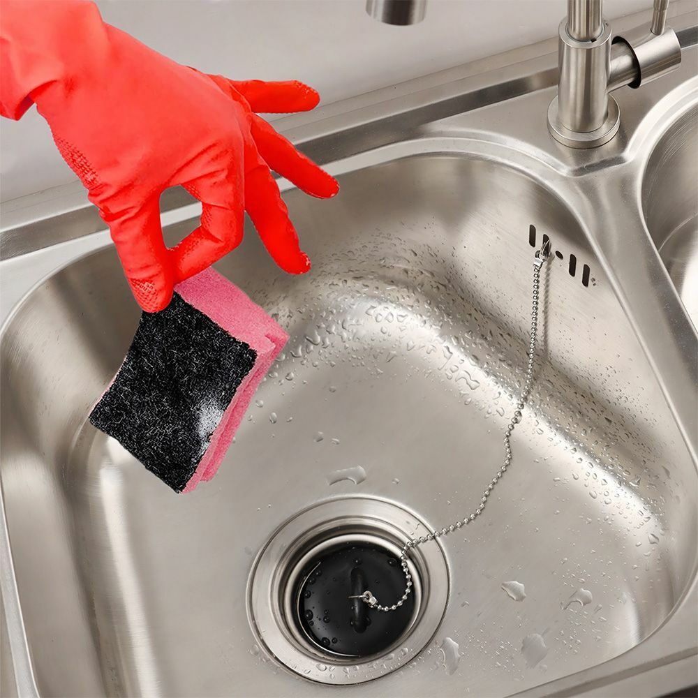 Supplies Round Drain Cover With Chain Bathtub Stopper Water Sink Plug Sewer