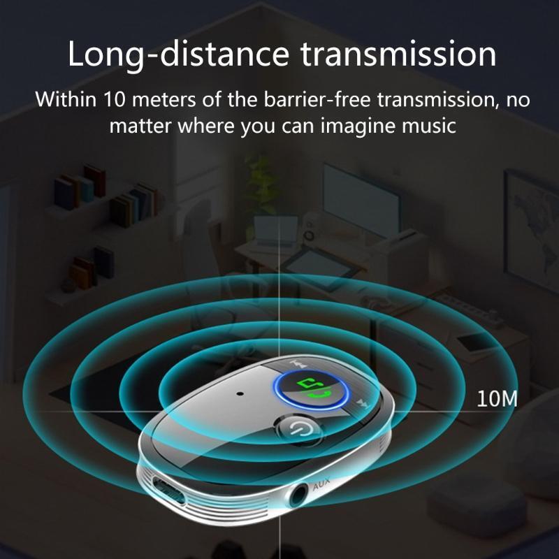2 in 1 Bluetooth-compatible 5.0 Transmitter Receiver Adapter Wireless USB Dongle
