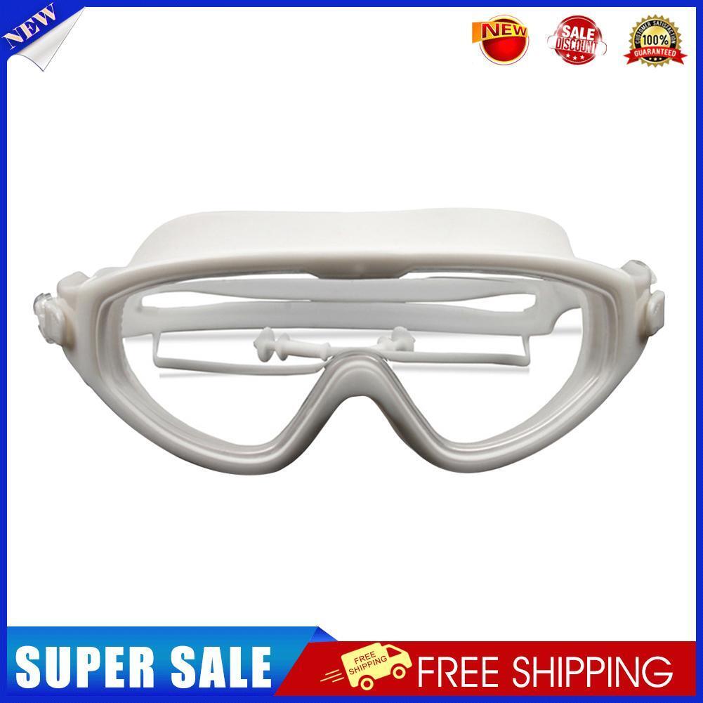 Children Goggles Waterproof Anti-fog Swimming Snorkeling Glasses (White)