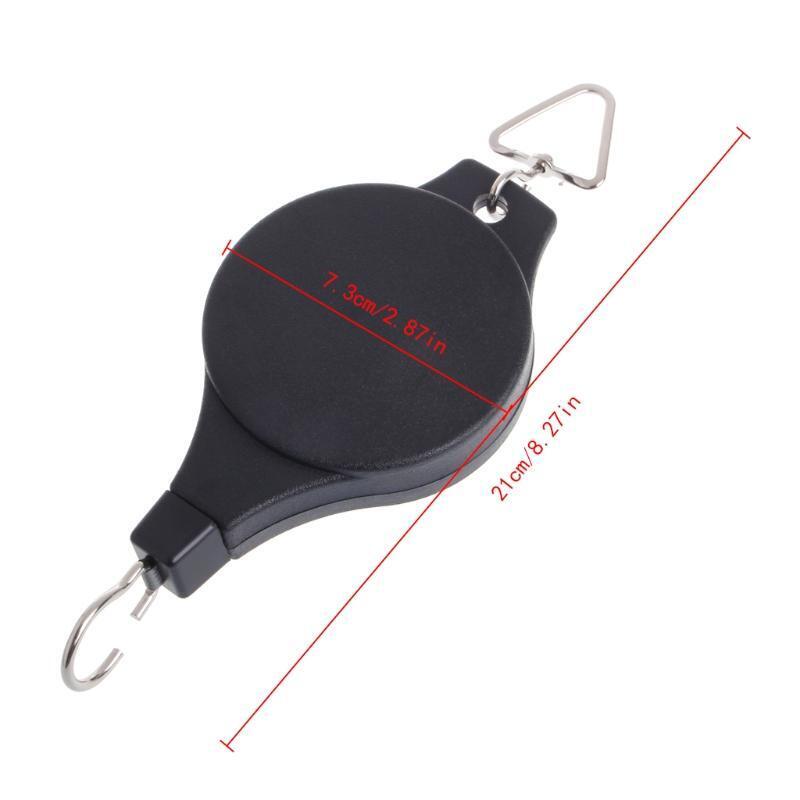 Retractable Hanging Basket Pulley Flower Plant Pot Pull Down Hanger Garden Tool