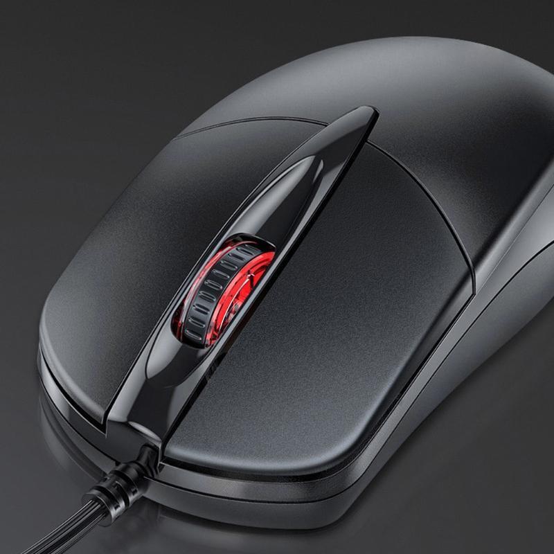 Warmer Hands Ergonomic Wired Mouse 1600dpi Optical Mouse for Home Office Friend