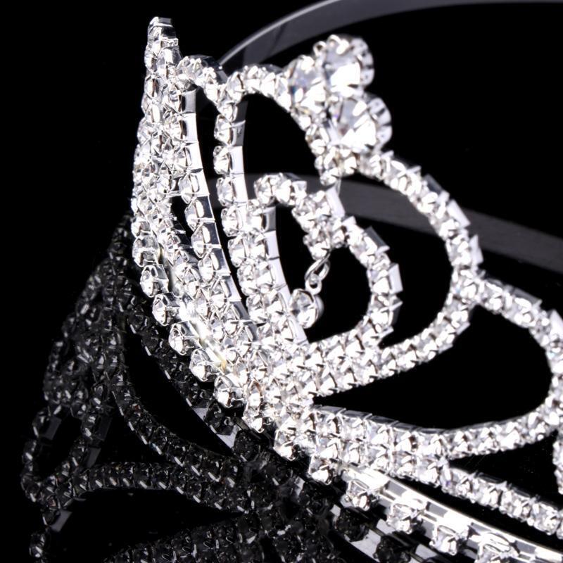 Gorgeous Wedding Bridal Rhinestone Tiara Crown Headband Comb Pin Headdress Prom