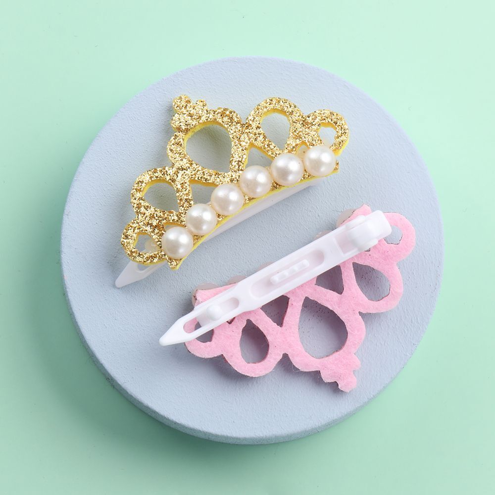 Cat Grooming Pet Headwear Crown Shape Bow-tie Hairpin Dog Bowknot Hair Clip