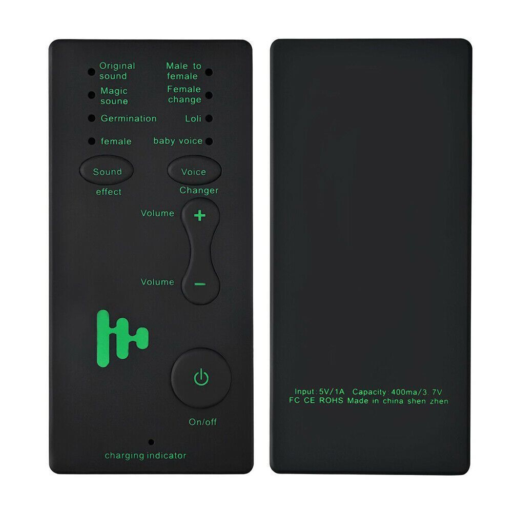 Adapter Voice Changer Device Sound Card Mic Disguiser For Computer Laptop Phone
