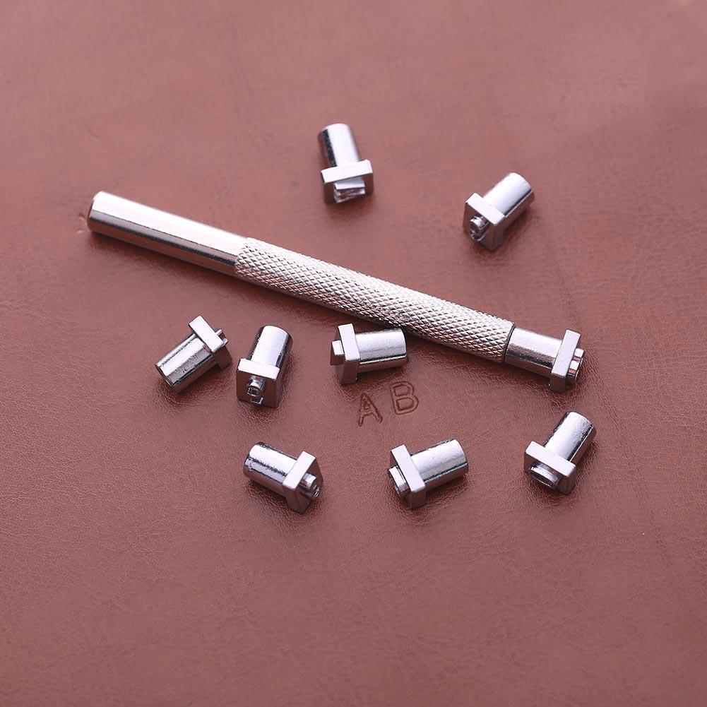 36pcs Steel Punch Alphabet Letter Number Stamper Set Leather Tool (6.5mm)