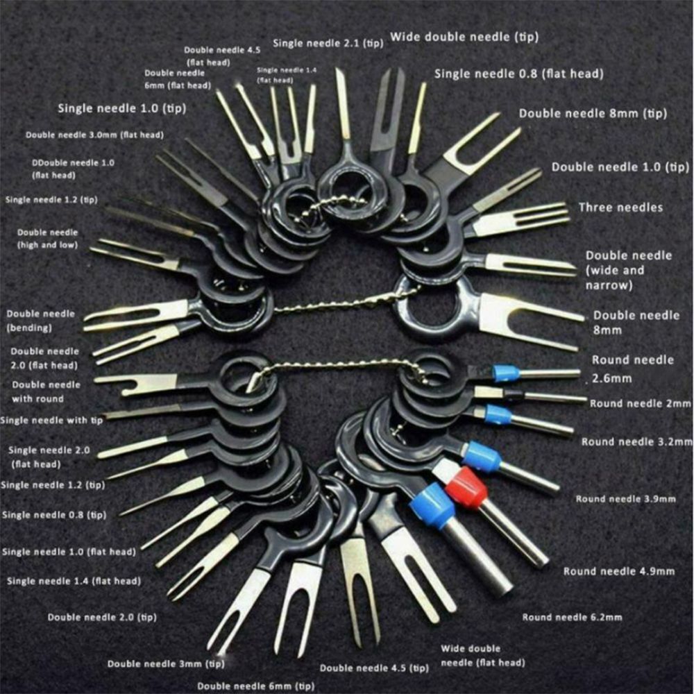 Removal Tool Needle Puller Pin Release Kit Wire Plug Connector Extractor