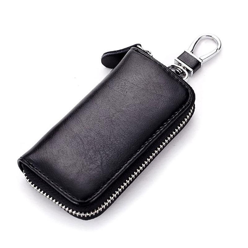 Wallet Card Holder Pocket Leather Car Key Holder Bag Coin Purse for Women Men