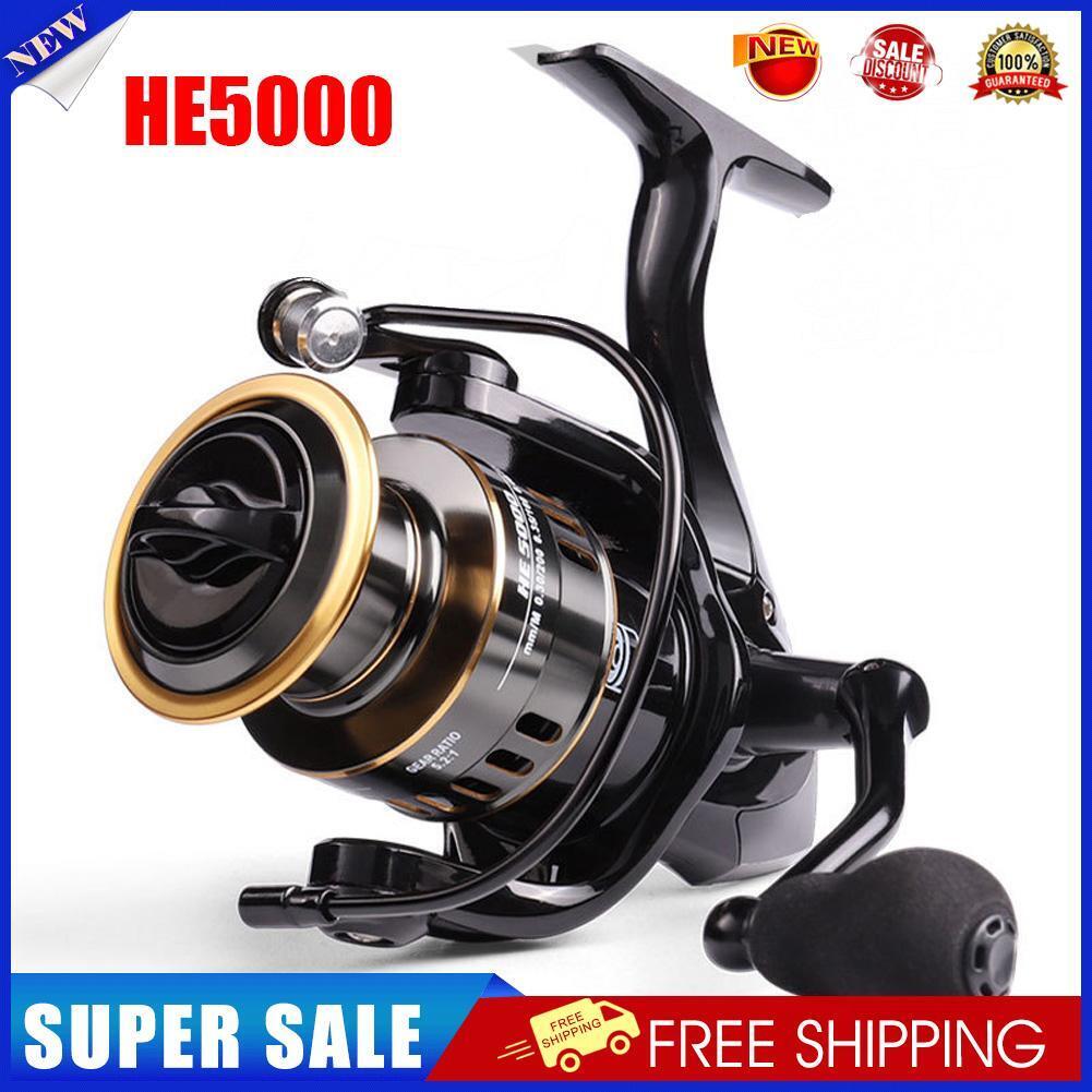 Metal Spool 5.2:1 Spinning Reel Drag Line Spool Fishing Tackle (HE7000)