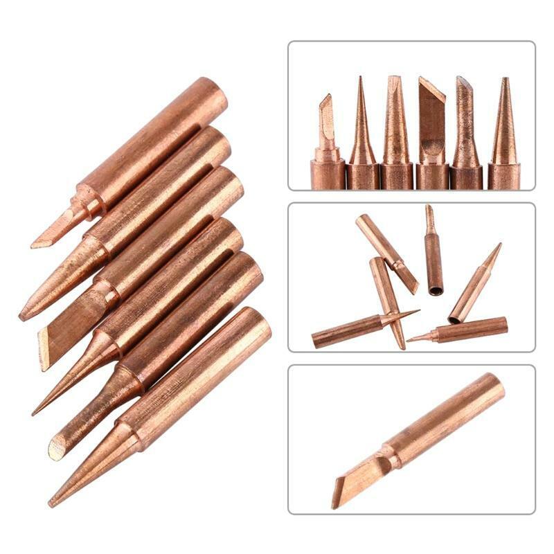 6 Pieces Non Magnetic Welding Nozzle Suitable for Lower Temperature Soldering
