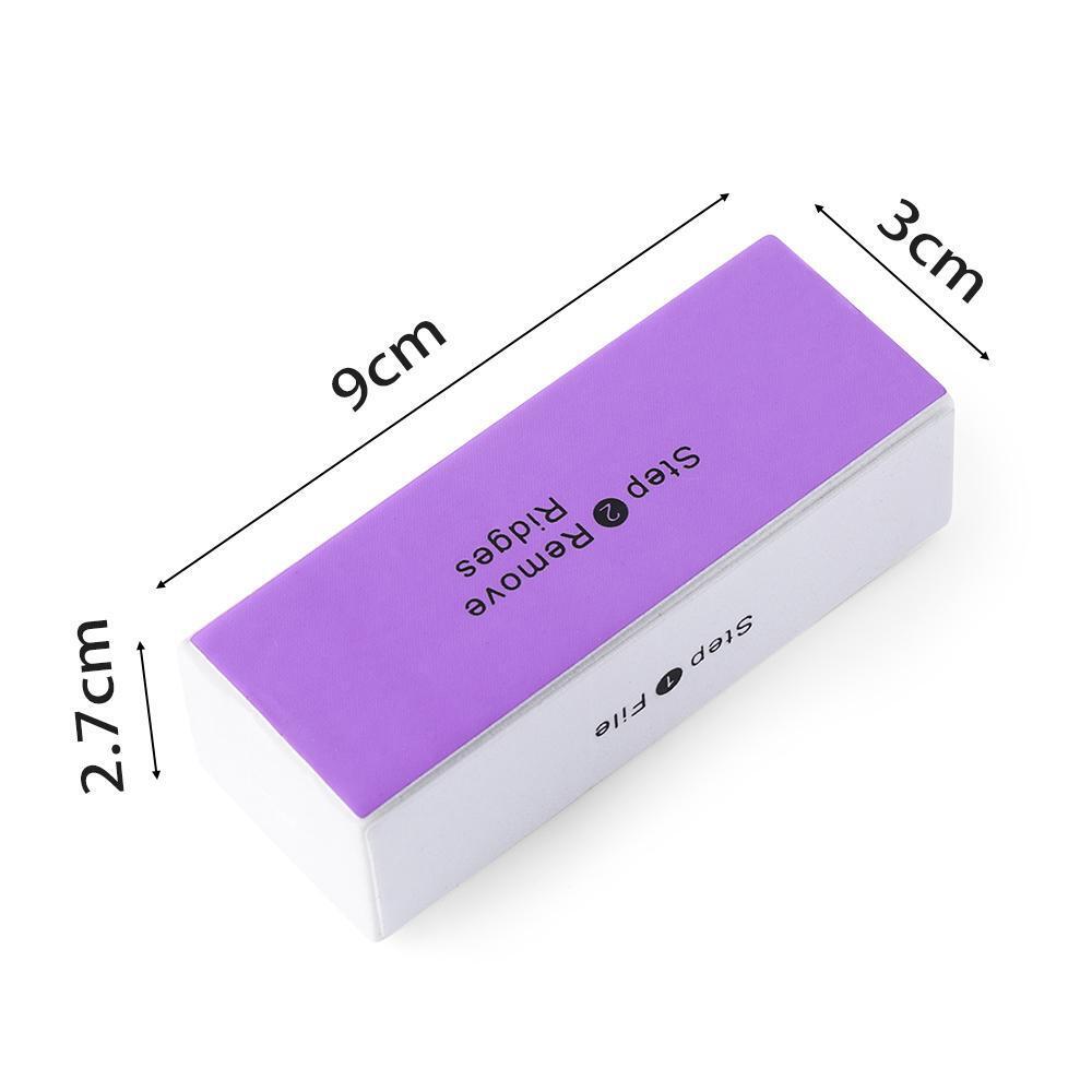 4 Way Strip Dead Skin Remover Nail Sanding Block Nail Buffer File Manicure Tool