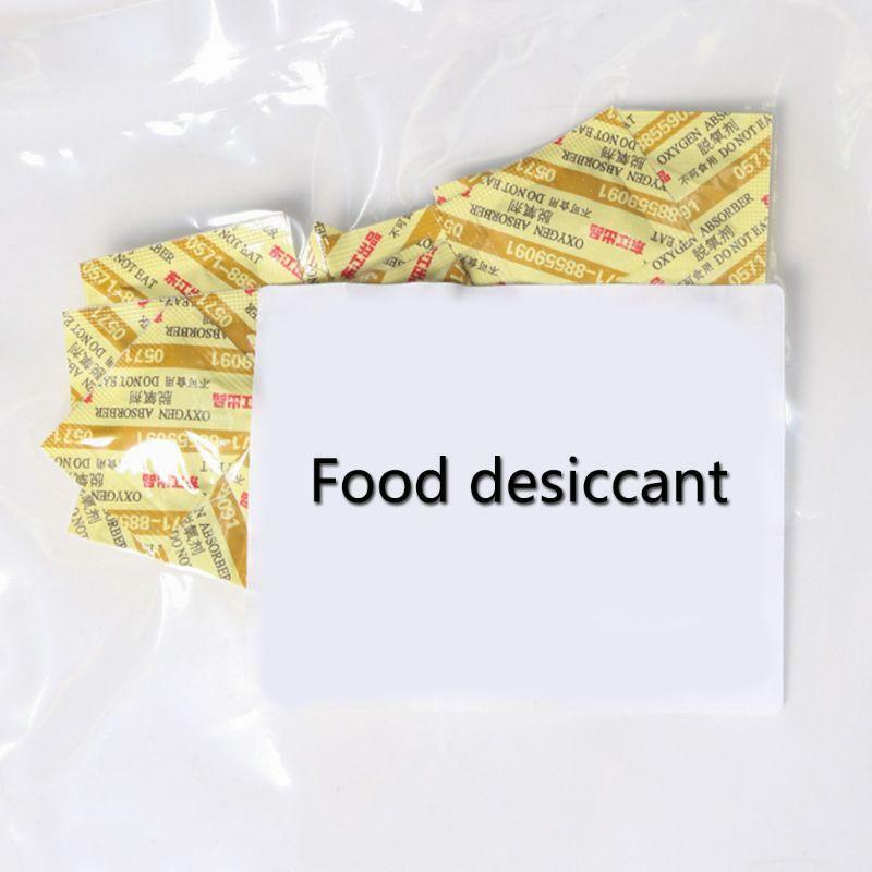 100Bags Deoxidant 30cc Oxygen Absorbers for Mooncake Long Term Food Storage CO2