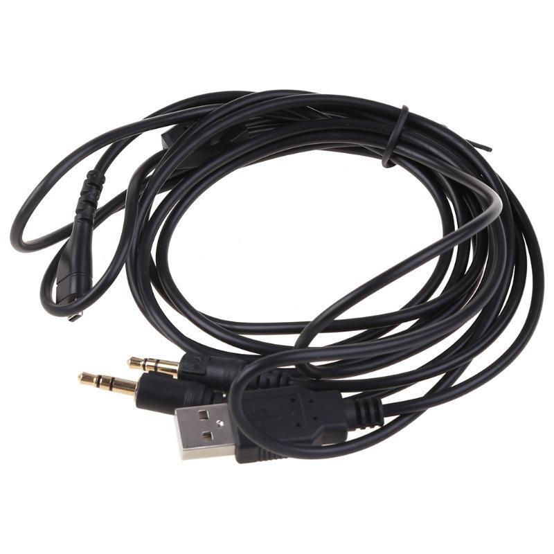 1.8m 4 in 1 Audio Cable 3.5mm Replacement Charging Cord for Arctis