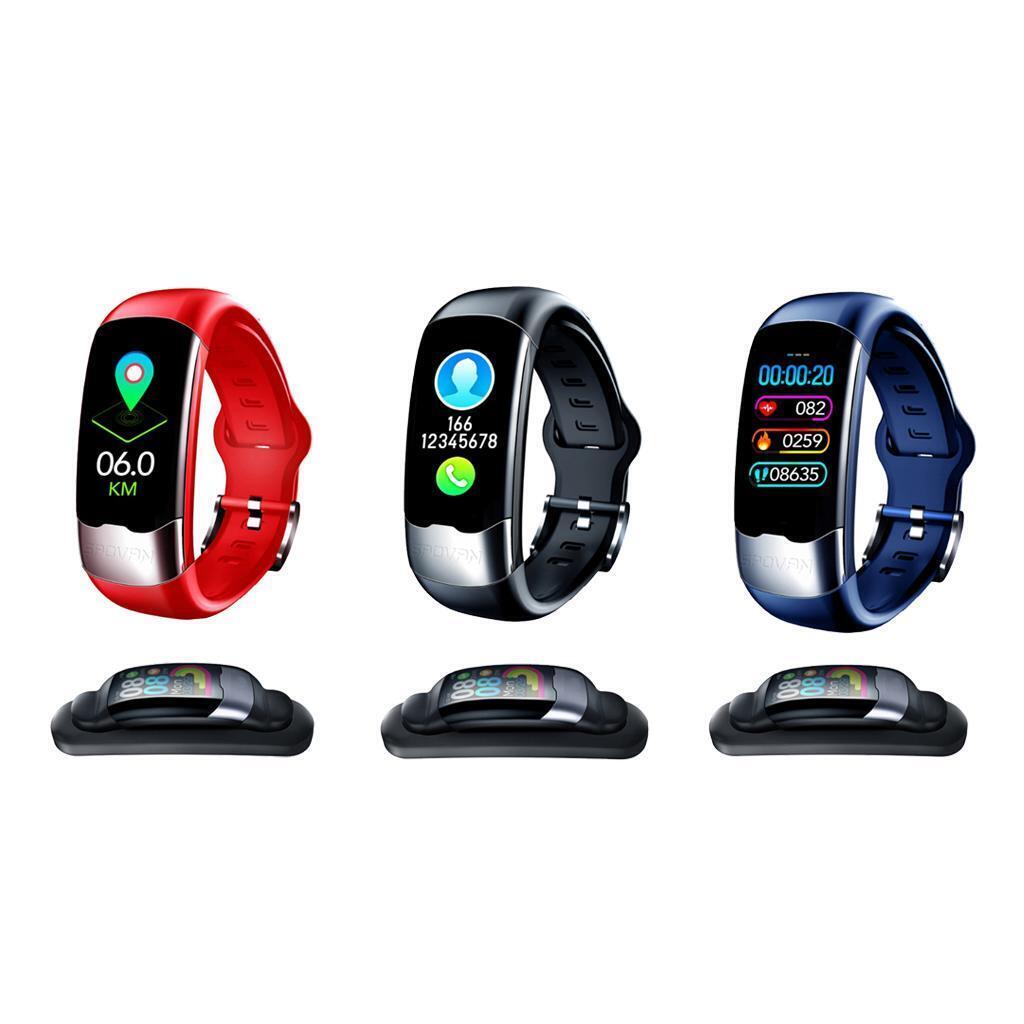 Watch ECG PPG HRV  Oxygen Monitor Waterproof IP68 Red