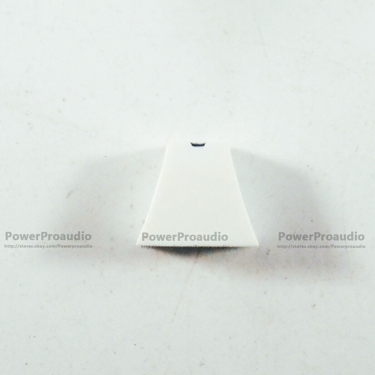 20X White Fader Knob Cap 12mmLx7mmW For Pioneer Apex Audio DBQ Mixer Equalizer