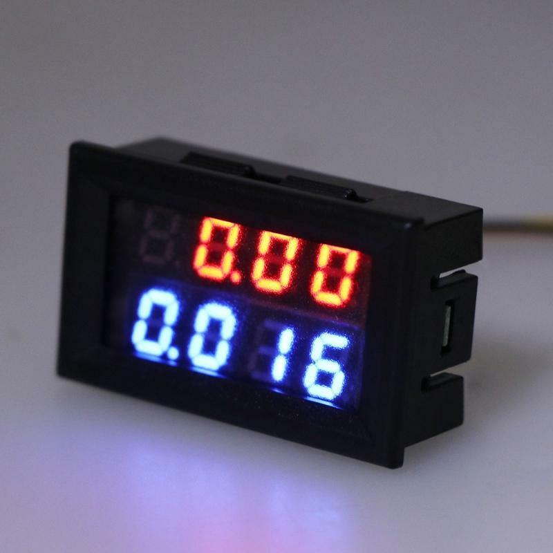 0.28" Digital DC 200V 10A Voltmeter Ammeter 4 Digit 5 Wire Voltage Current Meter