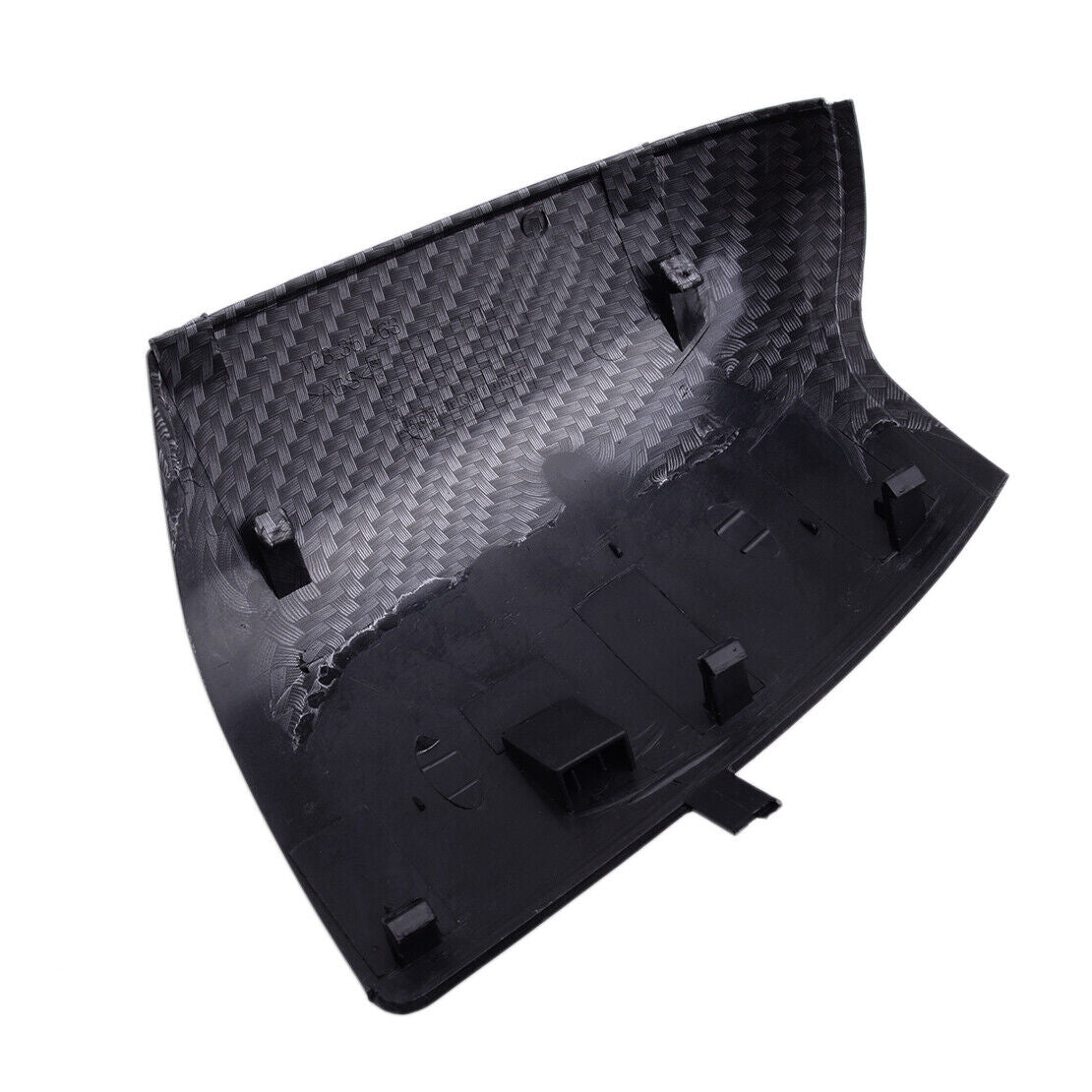 Right Carbon Fiber Style Rear View Wing Mirror Cover Trim Fit For Ford Focus Mk2