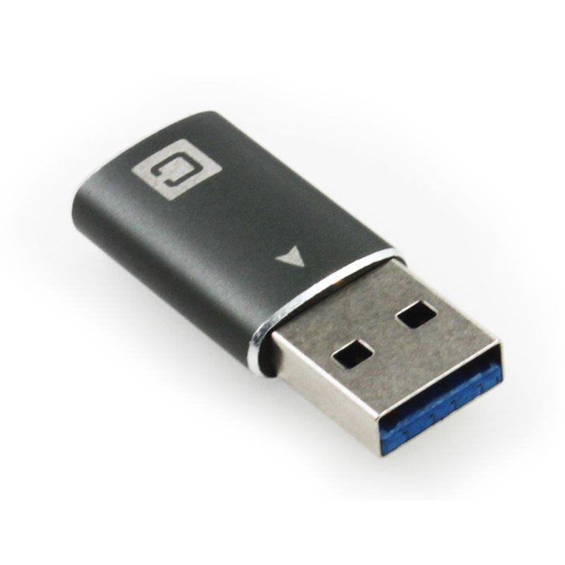 Type C Female to USB Male Adapter for USB C Charging and Data Sync Durable