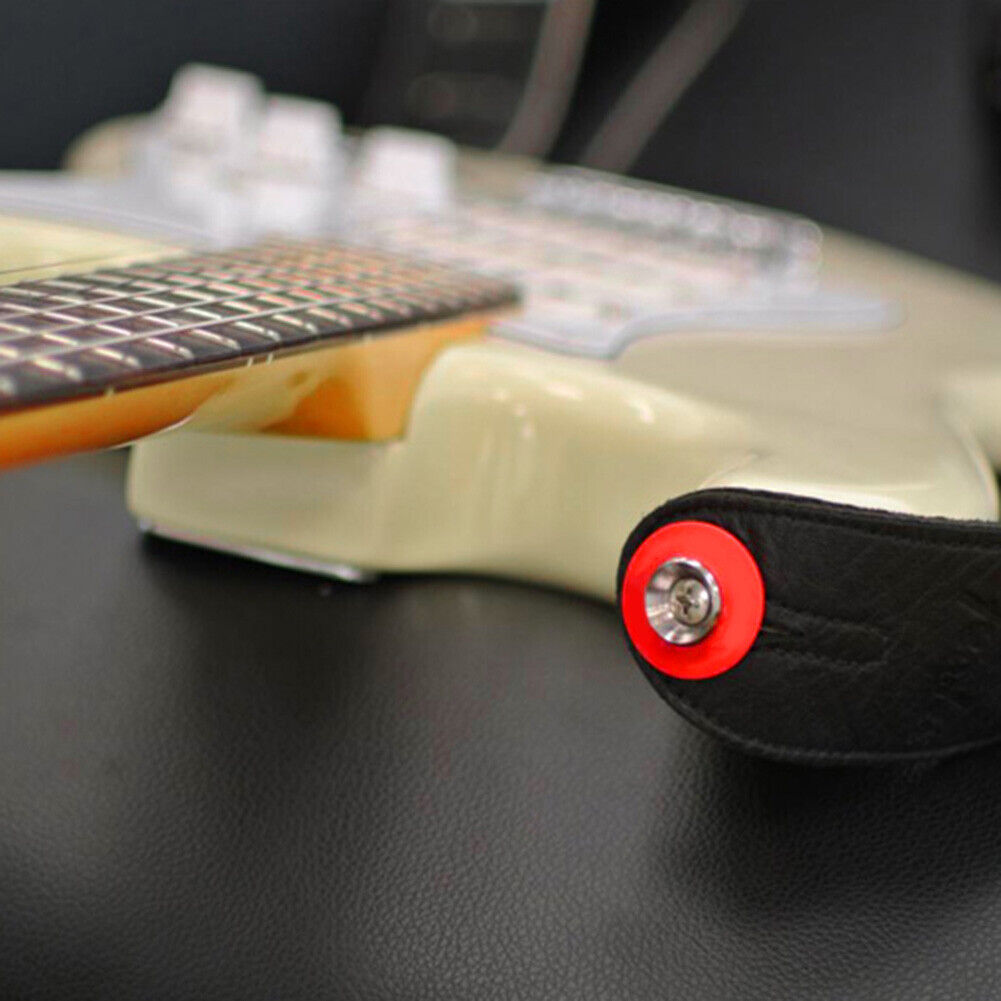 Guitar Strap Locks Blocks Silicone Soft Anti Slip Tail Nail Buckle Parts (A